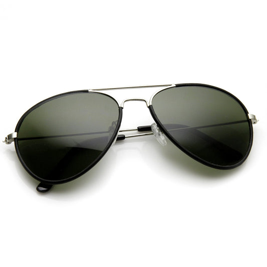 Metal Teardrop Aviator Sunglasses