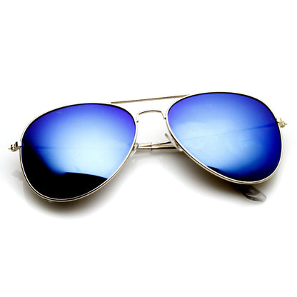 Gold Frame Aviator Sunglasses