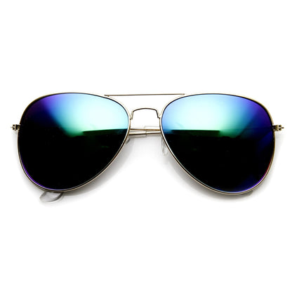 Gold Frame Aviator Sunglasses