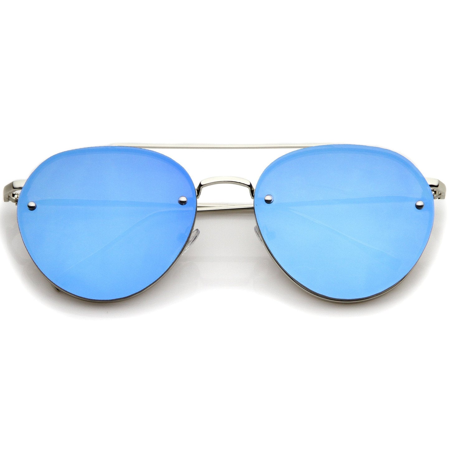 Mirrored Flat Lens Sunglasses