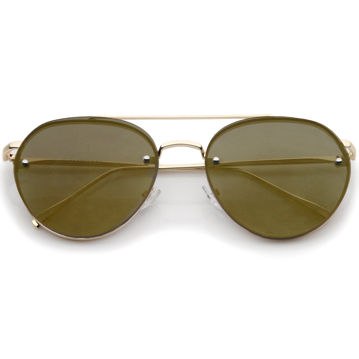 Mirrored Flat Lens Sunglasses