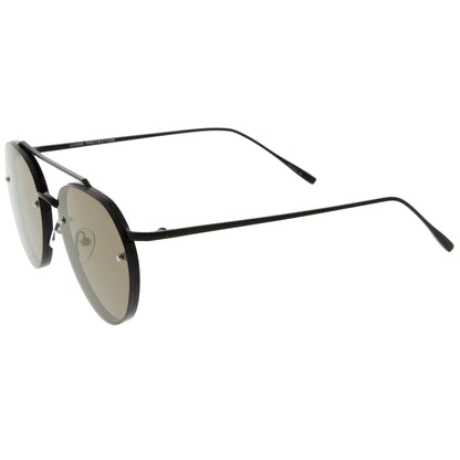 Mirrored Flat Lens Sunglasses