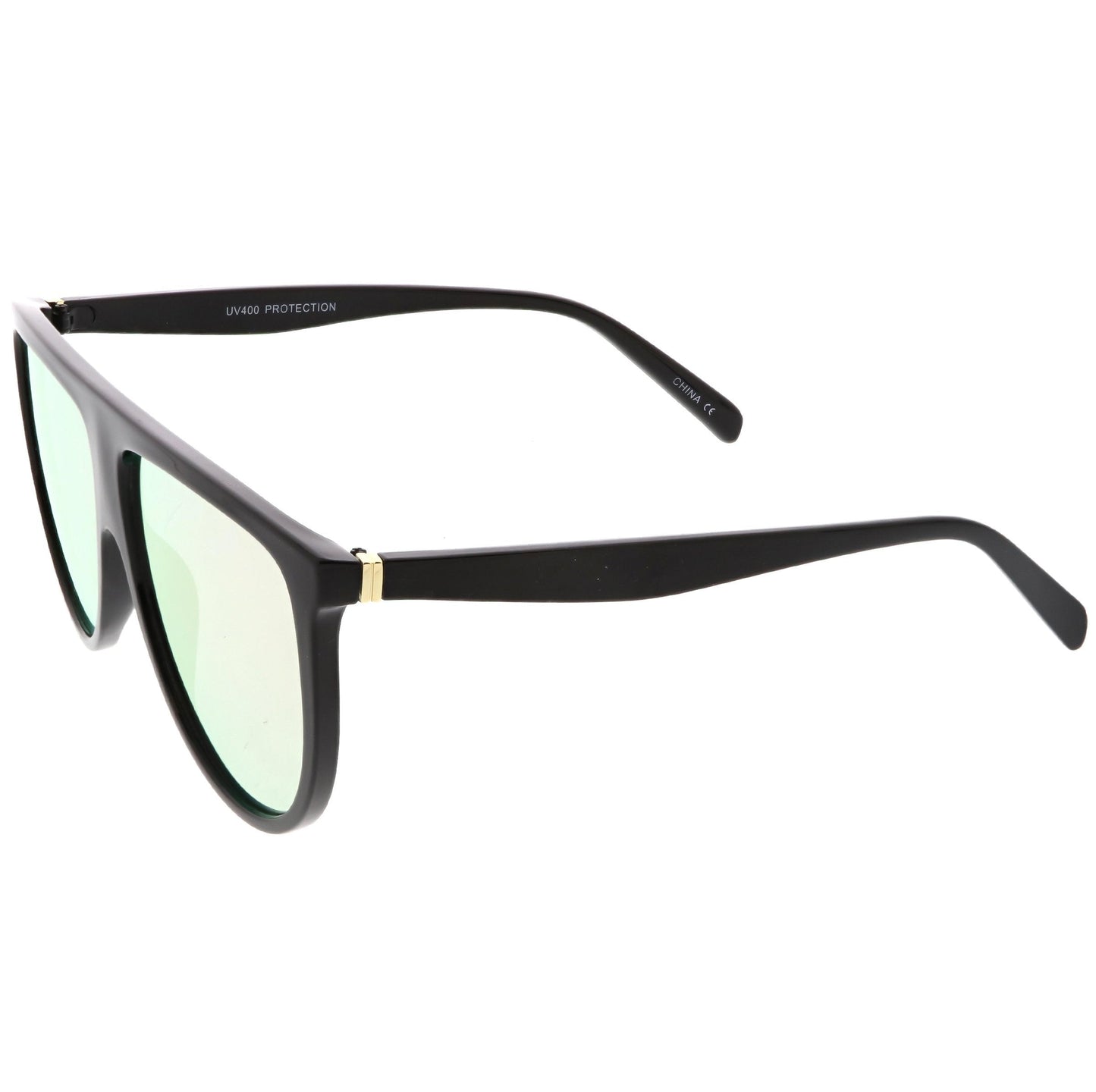Space Trance Flat Top Mirrored Flat Lens Sunglasses
