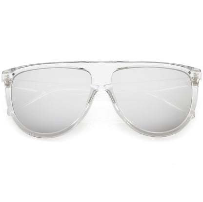 Space Trance Flat Top Mirrored Flat Lens Sunglasses