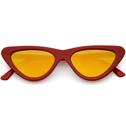 1990's Retro Narrow Cat Eye Sunglasses