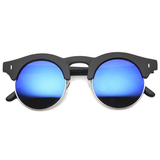 Retro Rim Round Sunglasses
