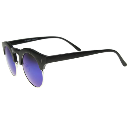Retro Rim Round Sunglasses