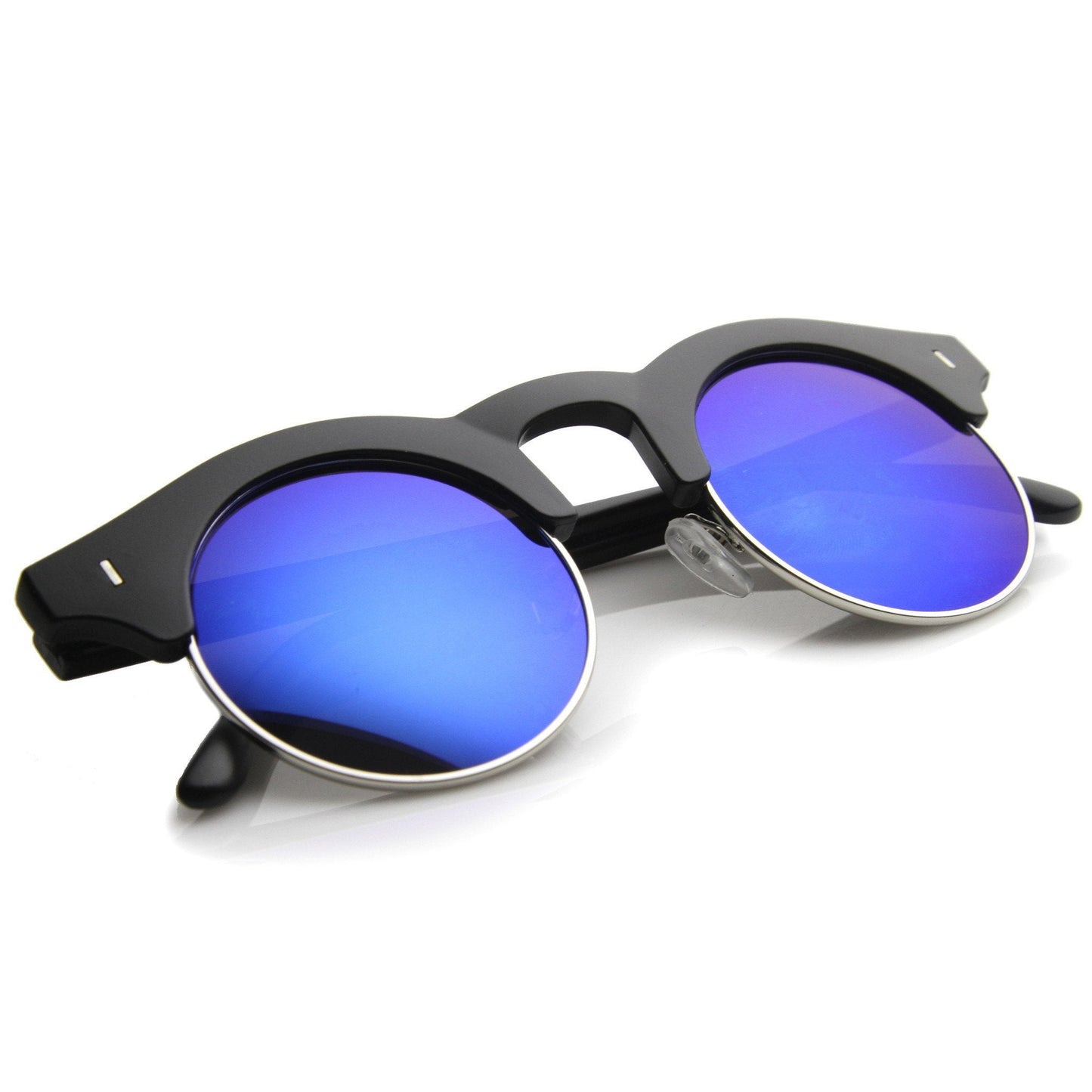 Retro Rim Round Sunglasses