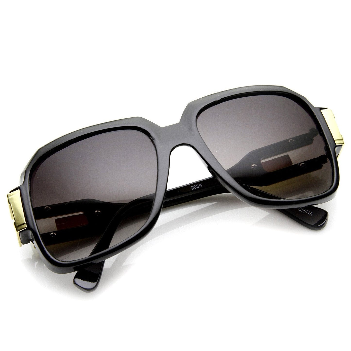 Square 80's Euro Aviator Sunglasses